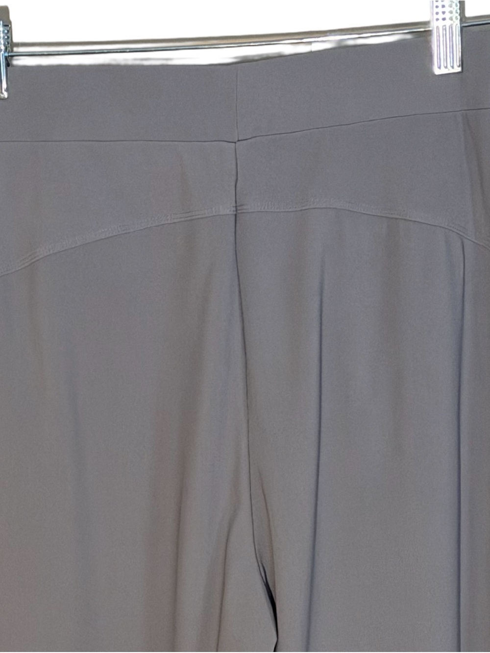 Halara Flex High MicroWaffle Waisted Tummy Control with Wide Leg Gray Pants - Picture 7 of 7